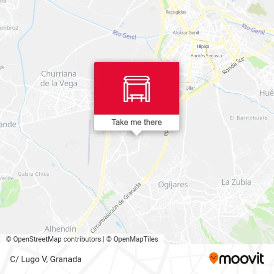 C/ Lugo V map