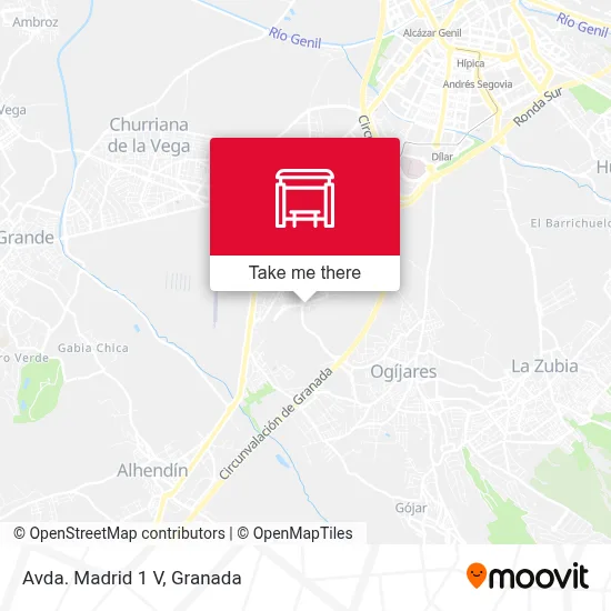 Avda. Madrid 1 V map