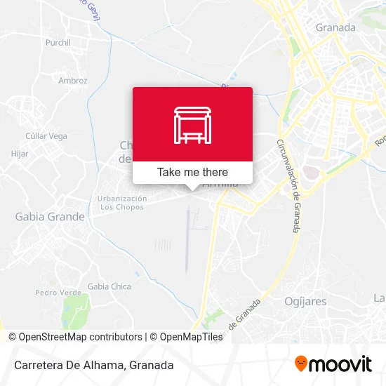 Carretera De Alhama map