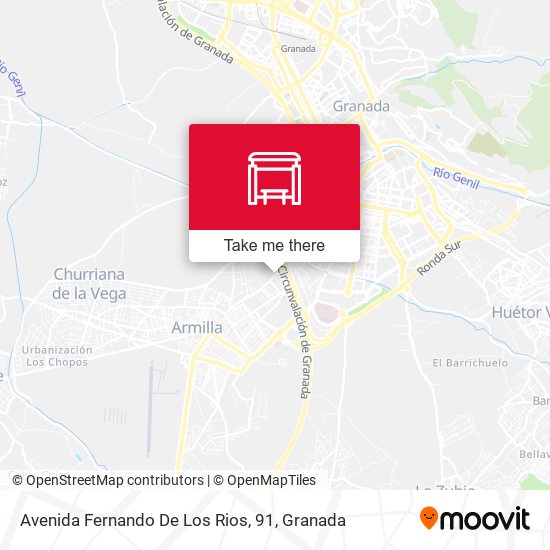 mapa Avenida Fernando De Los Rios, 91