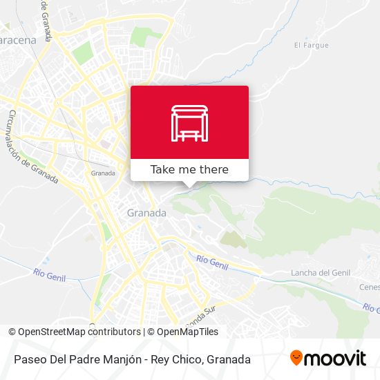 Paseo Del Padre Manjón - Rey Chico map