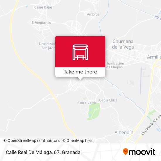 Calle Real De Málaga, 67 map