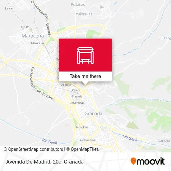 mapa Avenida De Madrid, 20a