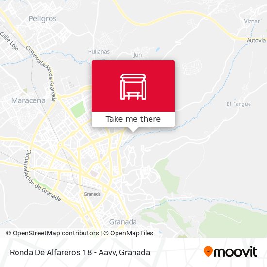 Ronda De Alfareros 18 - Aavv map