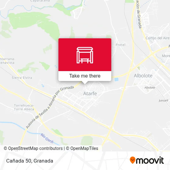 Cañada 50 map