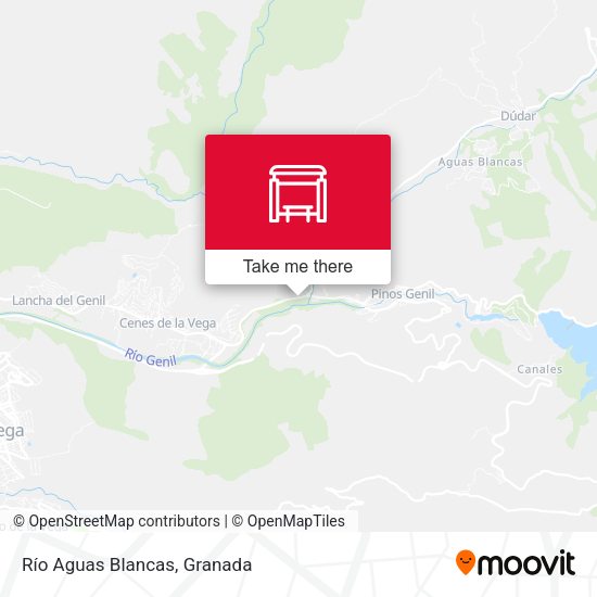 Río Aguas Blancas map