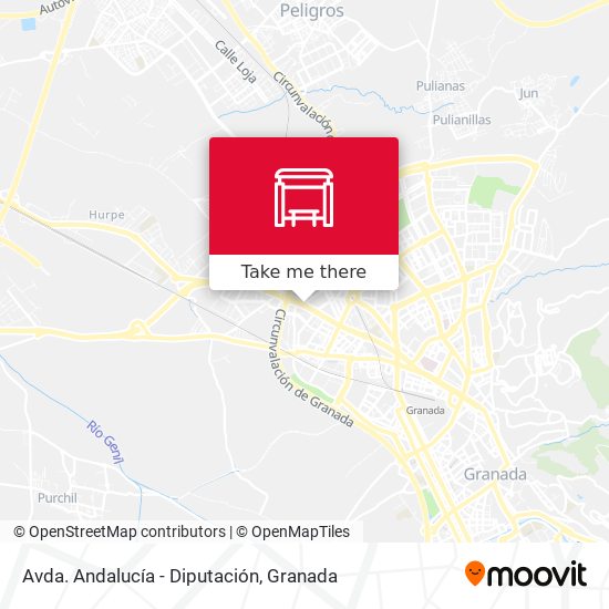 Avda. Andalucía - Diputación map