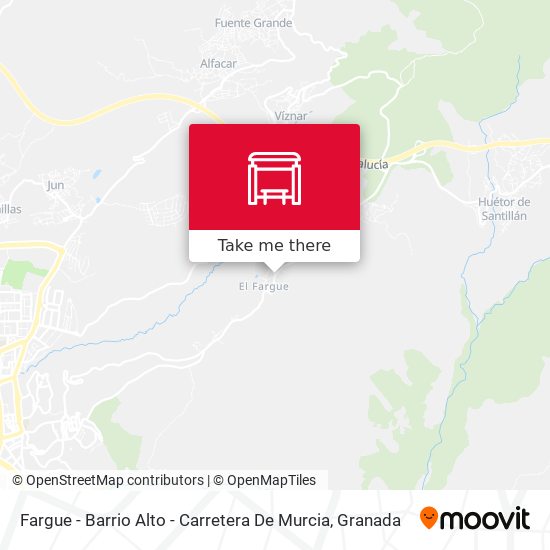 mapa Fargue - Barrio Alto - Carretera De Murcia