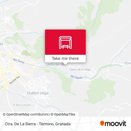 Ctra. De La Sierra - Término map