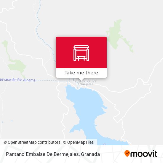 Pantano Embalse De Bermejales map