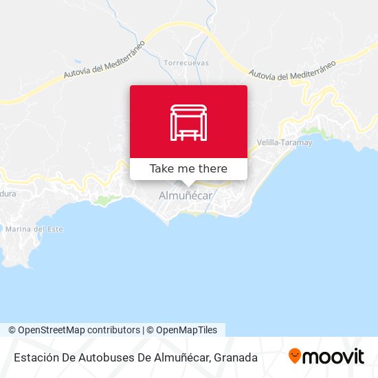 Estación De Autobuses De Almuñécar map