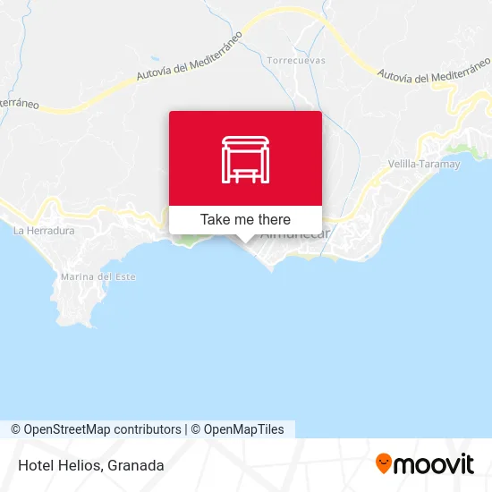 Hotel Helios map