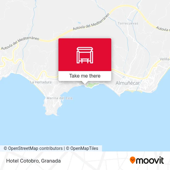 Hotel Cotobro map