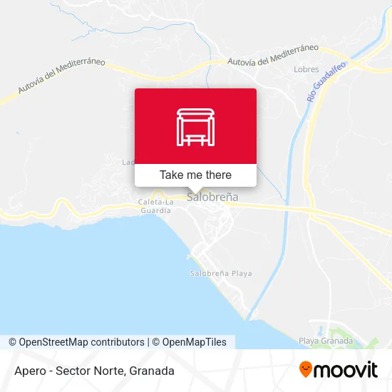 Apero - Sector Norte map