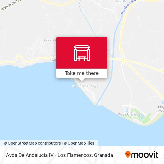 Avda De Andalucía IV - Los Flamencos map