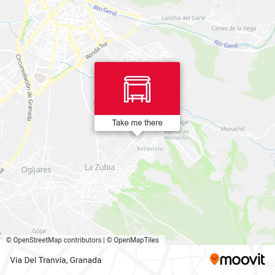 Vía Del Tranvía map