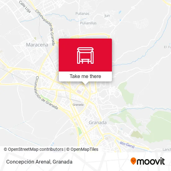 Concepción Arenal map