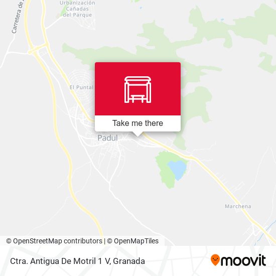Ctra. Antigua De Motril 1 V map