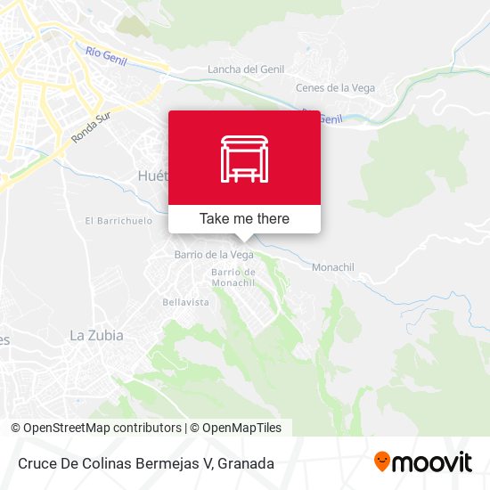 Cruce De Colinas Bermejas V map