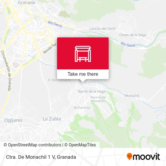 Ctra. De Monachil 1 V map