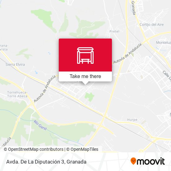 Avda. De La Diputación 3 map