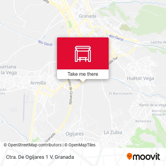 Ctra. De Ogíjares 1 V map