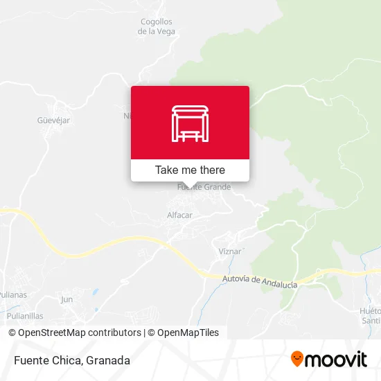 Fuente Chica map