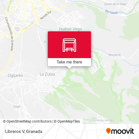 Libreros V map