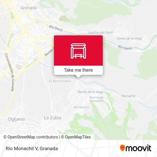 mapa Río Monachil V