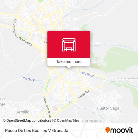 Paseo De Los Basilios V map