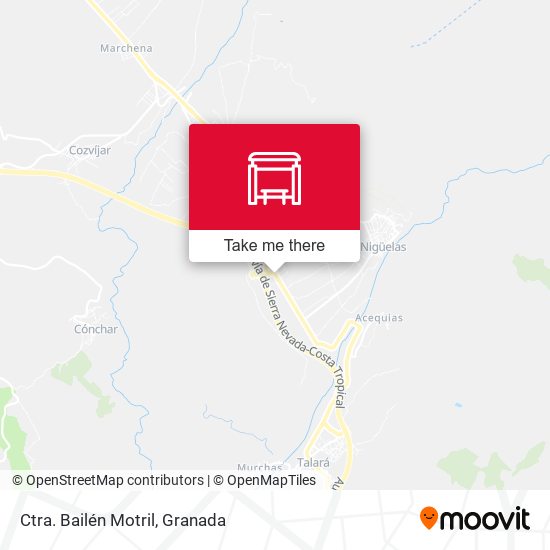 Ctra. Bailén Motril map