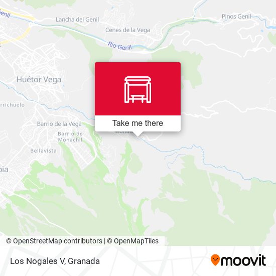 Los Nogales V map