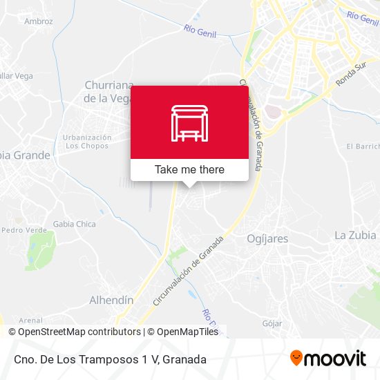 Cno. De Los Tramposos 1 V map