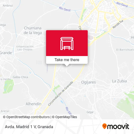 Avda. Madrid 1 V map