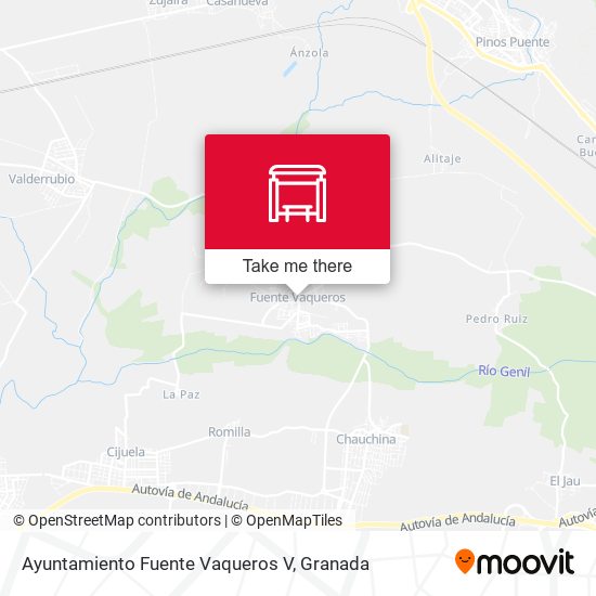 Ayuntamiento Fuente Vaqueros V map