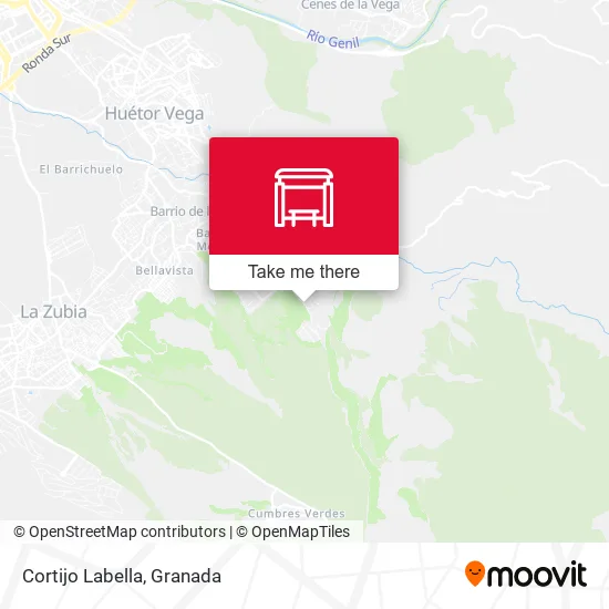Cortijo Labella map