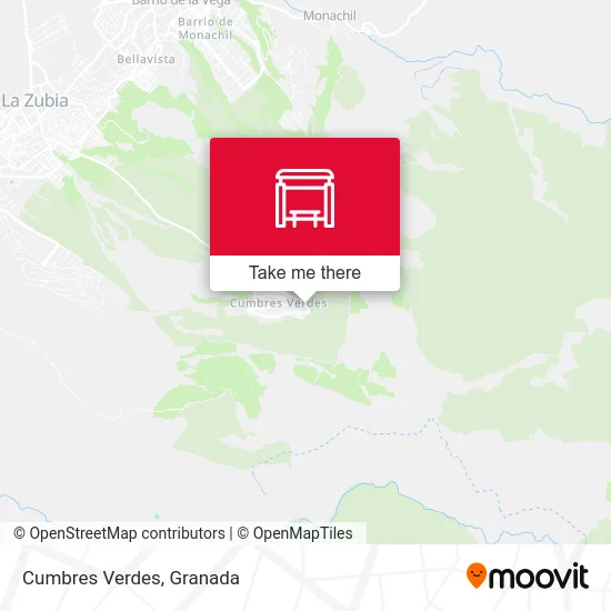 Cumbres Verdes map