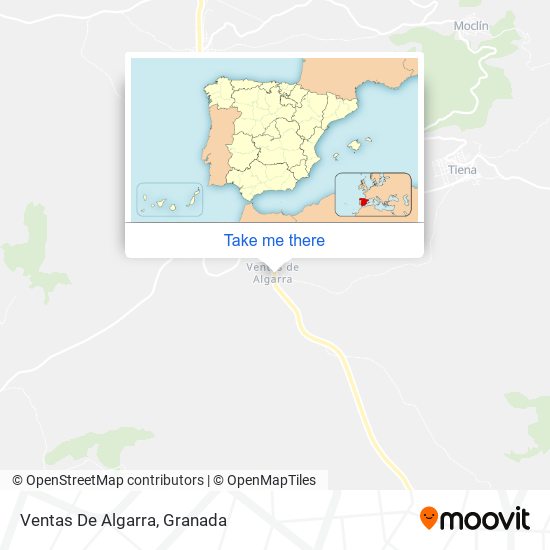 Ventas De Algarra map