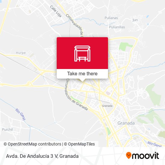 Avda. De Andalucía 3 V map
