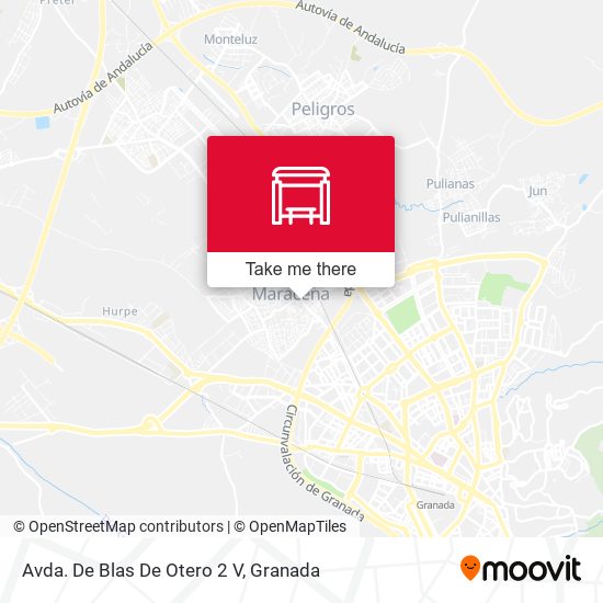 Avda. De Blas De Otero 2 V map