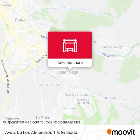 Avda. De Los Almendros 1 V map