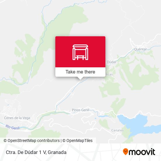 Ctra. De Dúdar 1 V map