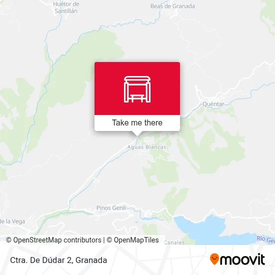 Ctra. De Dúdar 2 map