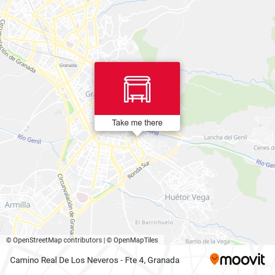 Camino Real De Los Neveros - Fte 4 map