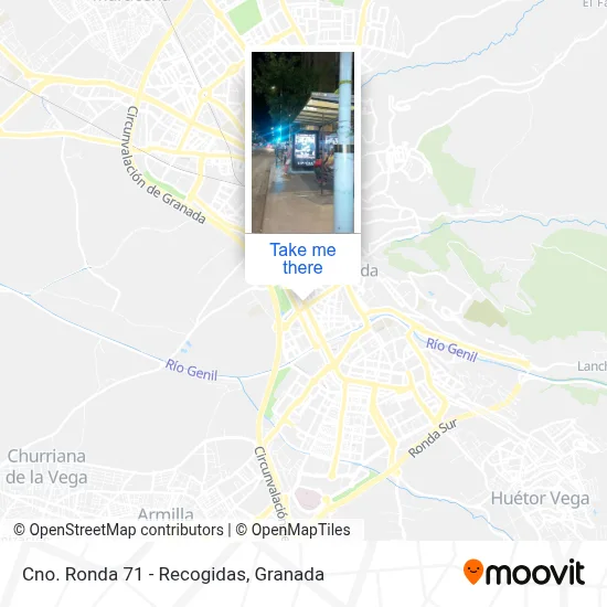 Cno. Ronda 71 - Recogidas map