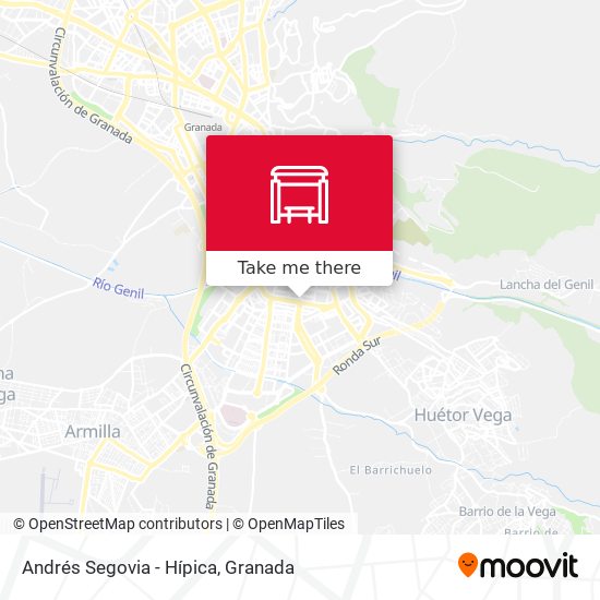 mapa Andrés Segovia - Hípica