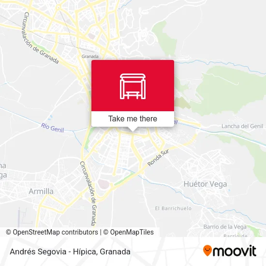 Andrés Segovia - Hípica map