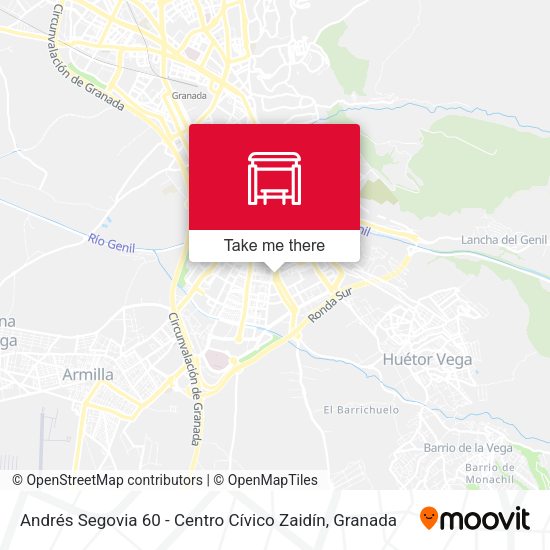 Andrés Segovia 60 - Centro Cívico Zaidín map