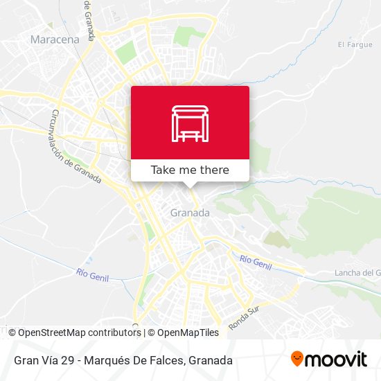 mapa Gran Vía 29 - Marqués De Falces