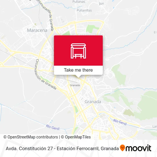 Avda. Constitución 27 - Estación Ferrocarril map